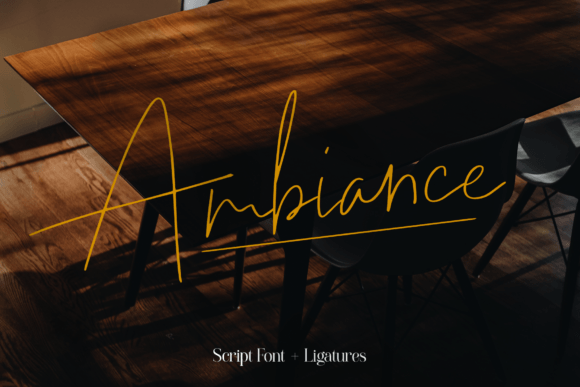 Ambiance Font: A Modern Script for Campaigns That Demand Signature Style