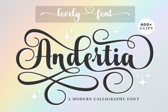 Andertia: A Charming Handwritten Font for Creative Makers