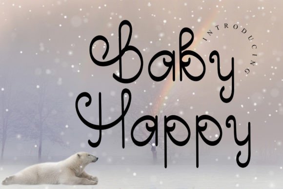 Baby Happy Font: A Serene Script for Elegant Website Design