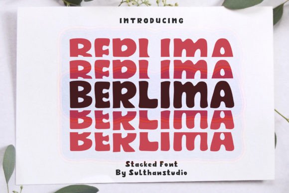 Berlima: A Stacked Font for Standout Marketing
