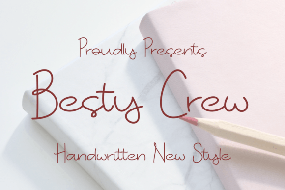 Besty Crew: A Handwritten Font for Elegant Web Design