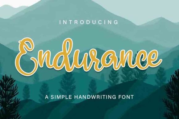 Endurance: A Handwritten Font for Elegant Web Design