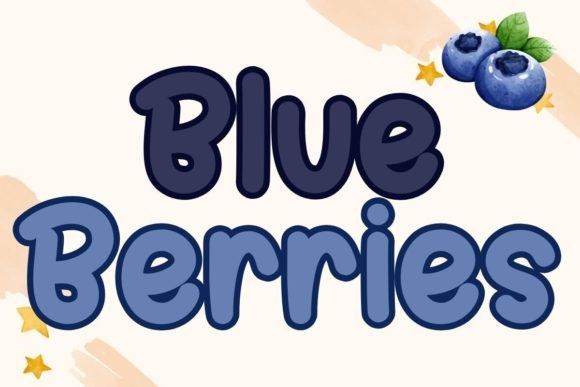Enhance Your Brand with Blue Berries Font