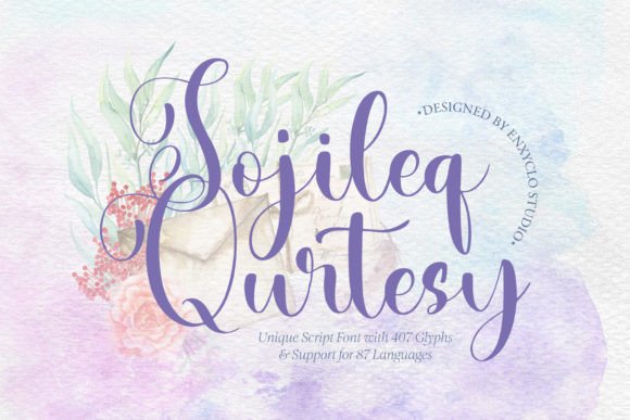 Enhance Your Web Design with Sojileq Qurtesy Font