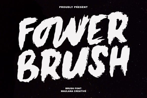 Fower Brush: A Handwritten Font for Editorial Elegance