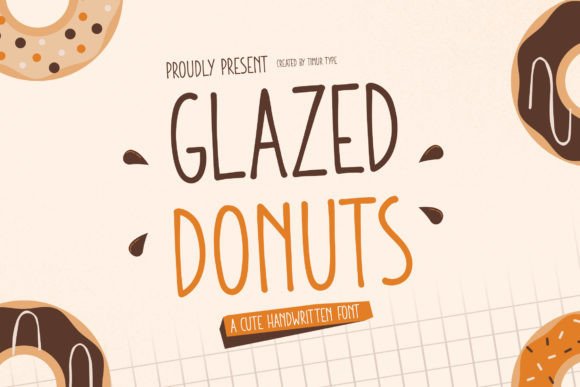 Glazed Donuts: A Sweet and Swirly Script