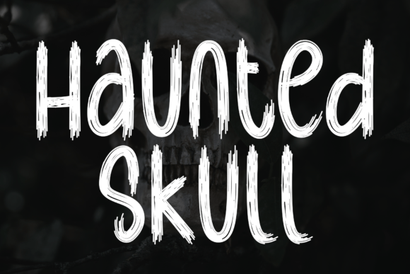 Haunted Skull: A Handwritten Font for Digital Storytelling