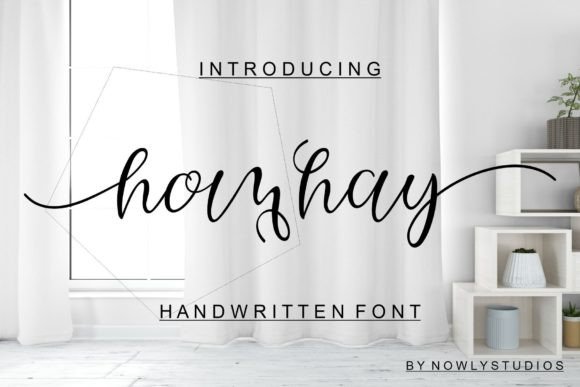 Homhay: Your Go-To Handwritten Font for Crafts and Products