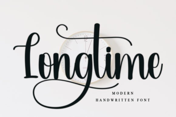 Longtime: A Handwritten Font for Authentic Digital Brands