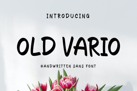 Old Vario: A Friendly Handwritten Font for Business Branding