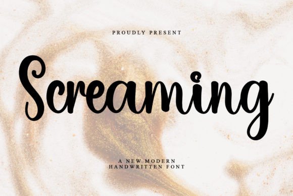 Screaming: A Versatile Handwritten Font for Modern Web Design