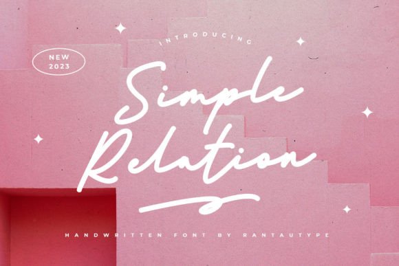Simple Relation: A Modern Font for Campaign Visuals