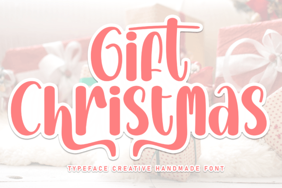 The Gift Christmas Font: A Signature Touch for Editorial Design