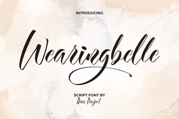 The Wearingbelle Font: A Versatile Script for Modern Marketing