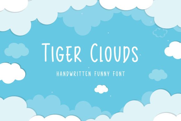 Tiger Clouds: A Playful Handwritten Font for Digital Marketing