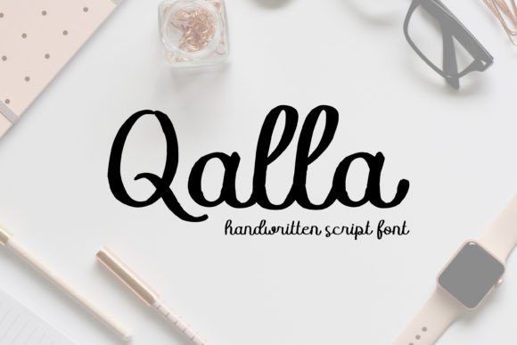 Using the Qalla Script Font to Create Elegant Digital Designs
