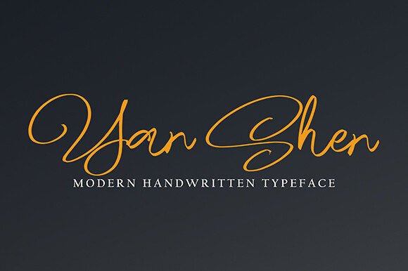 Yan Shen: The Artistic Handwritten Font for Editorial Expression